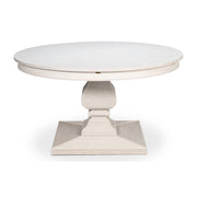 Kelso Jupe Dining Table,White,Lg by Sarreid Ltd