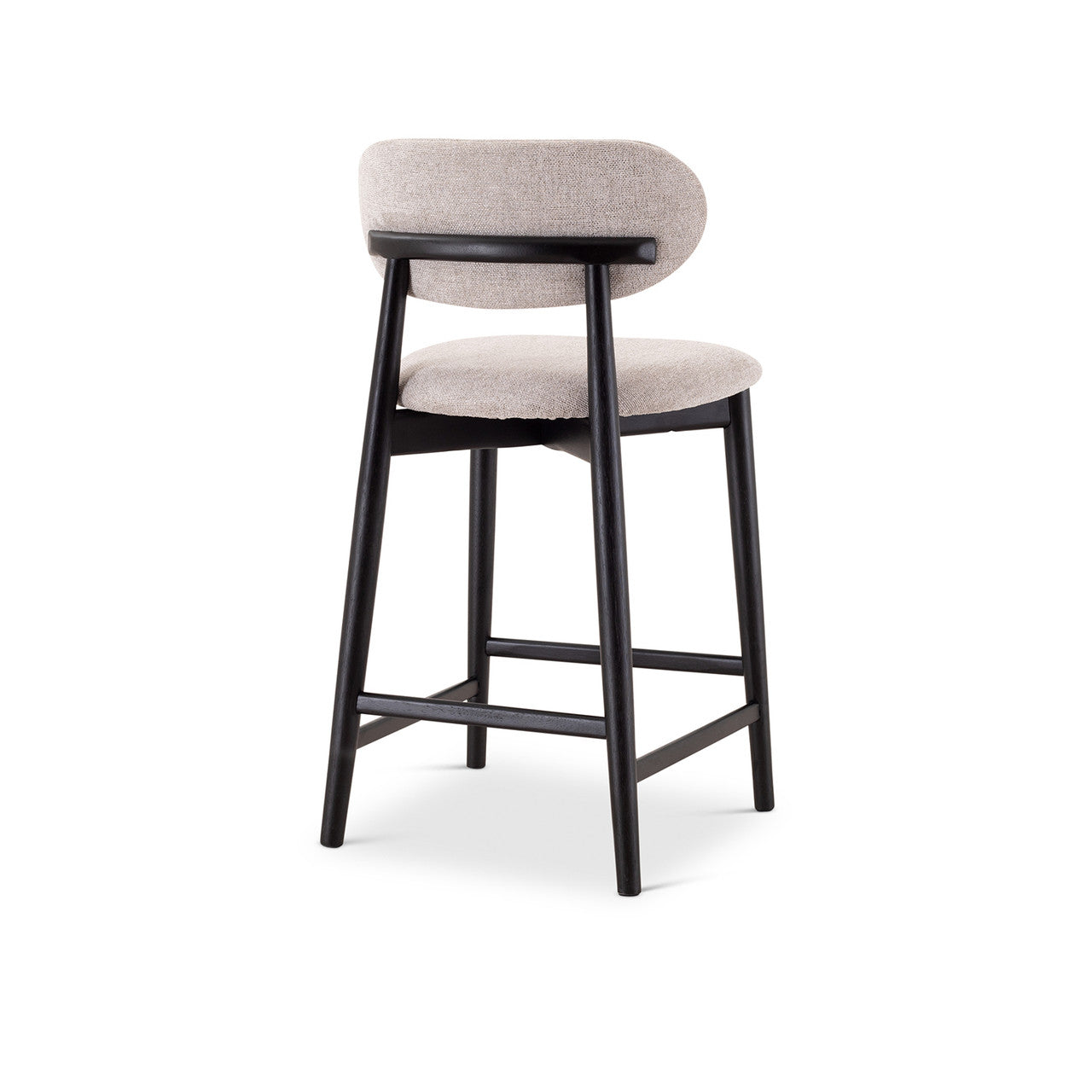 Lucia Counter Stool - Harvest Jute Seat - Ebano Frame