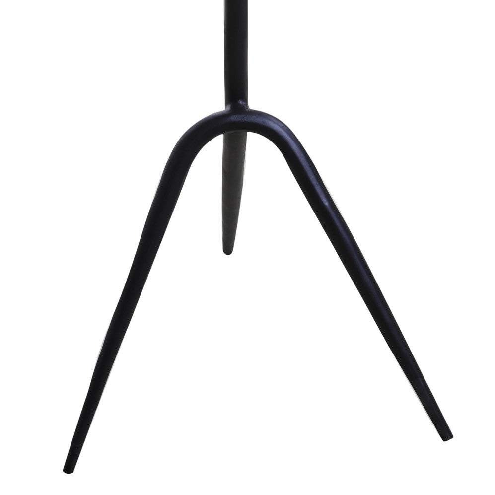 Sperre 18" Round Accent Table with Lava Marble