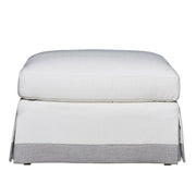 Carmichael Skirted Ottoman