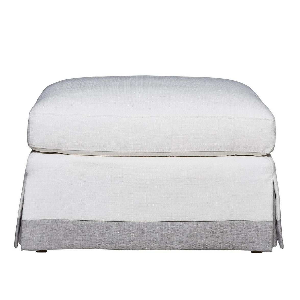 Carmichael Skirted Ottoman