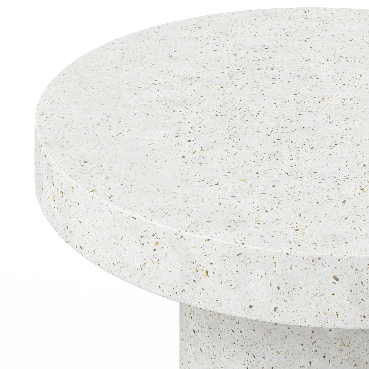 Circa Ivory Terrazzo Concrete Counter Height Table 38" by Urbia - detail 3