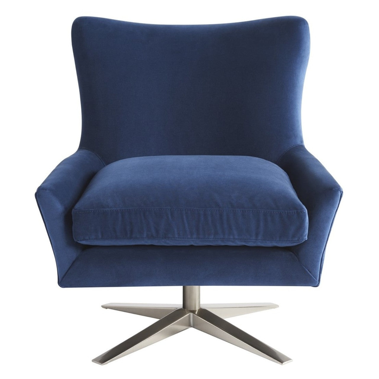 Everette Accent Chair - Sapphire Velvet Midnight Blue