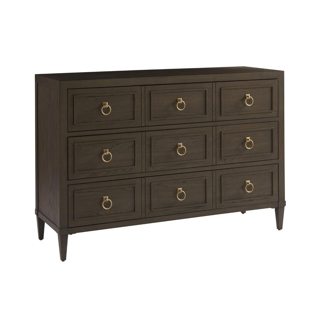 Soliloquy Wooden 3 Drawer Dressing Chest 56" - Cocoa,788050