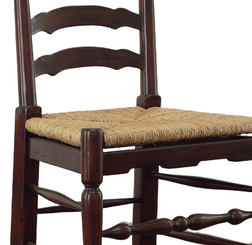 English Country Ladderback Side Chair - 21'