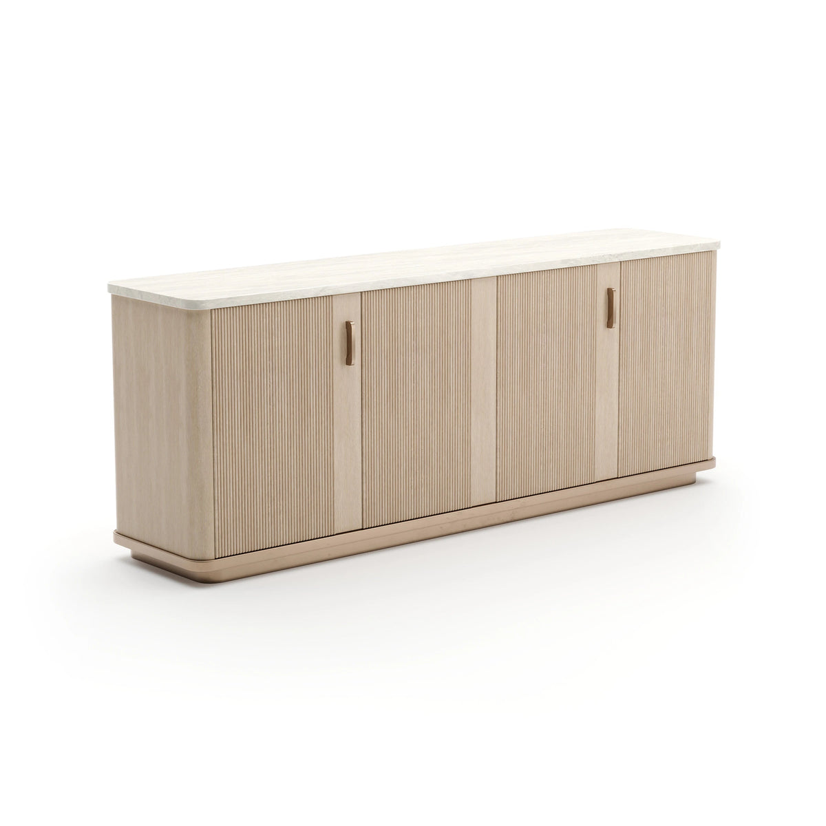 Rhythm Sideboard Neutral Metallic 83.75" by Caracole - view 4
