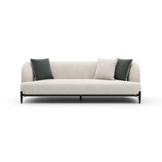 Madera Sofa - Oatmeal Brushed Gold 96" by Caracole