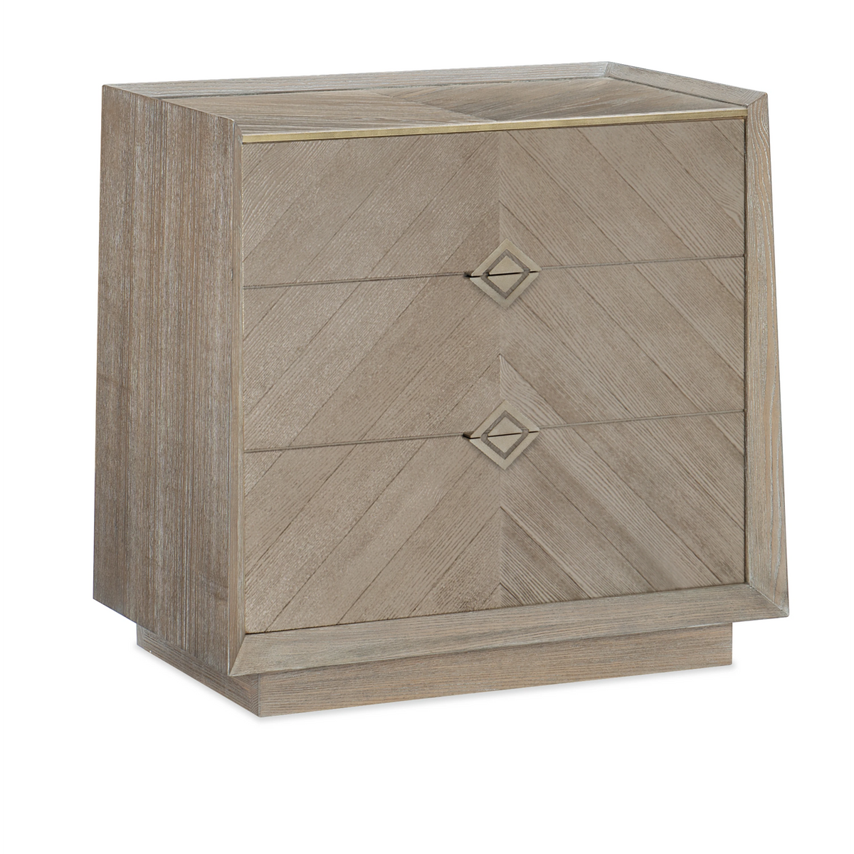 Crossed Purposes Ash Driftwood Nightstand 28" by Caracole - view 2