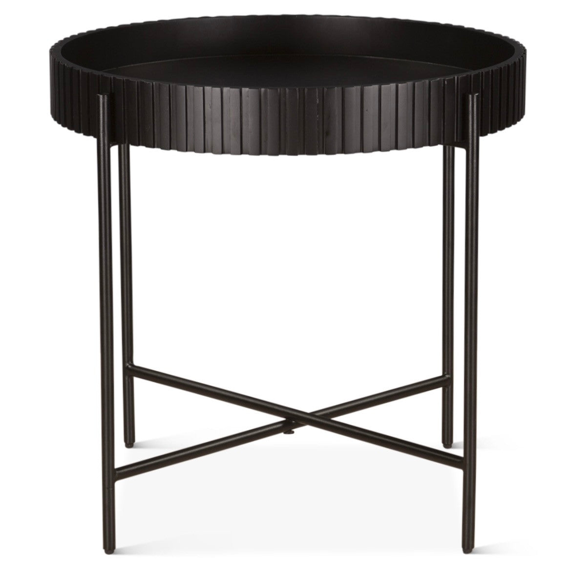 Valor 29" Nesting Tray Tables in Matte Black