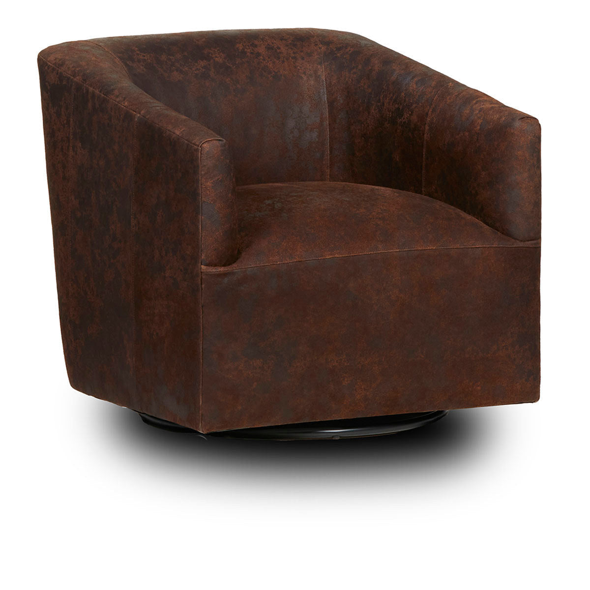 Chloe Leather Swivel Chair - Outpost Nativo