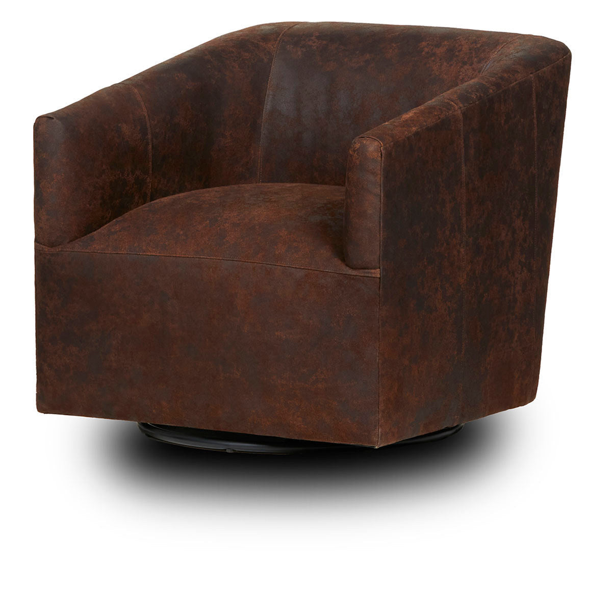 Chloe Leather Swivel Chair - Outpost Nativo