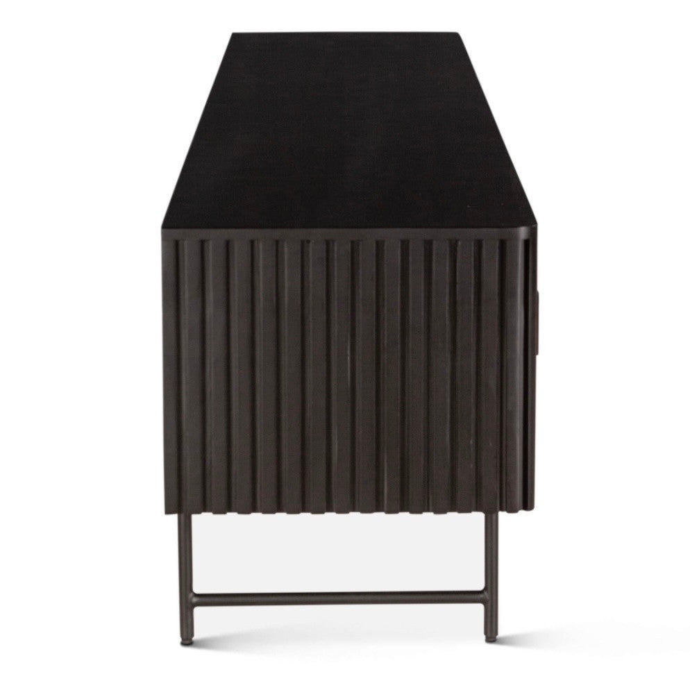 Valor 98" Plasma Cabinet  Matte Black