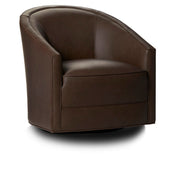 Samantha Leather Swivel Chair Landscape - Landscape Country Life