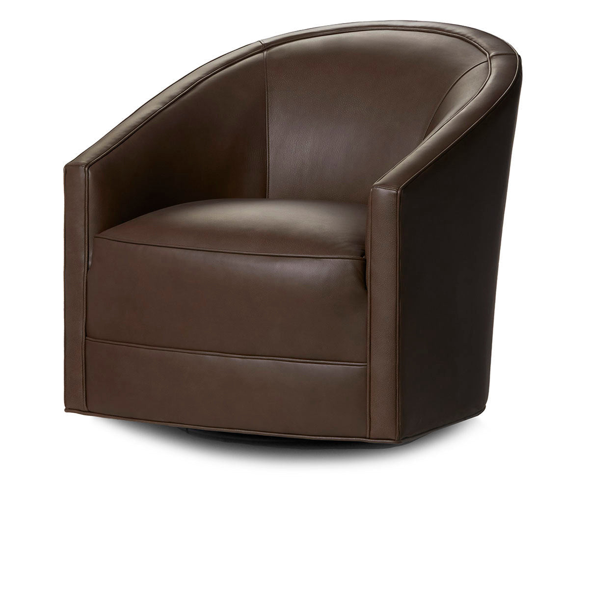 Samantha Leather Swivel Chair Landscape - Landscape Country Life