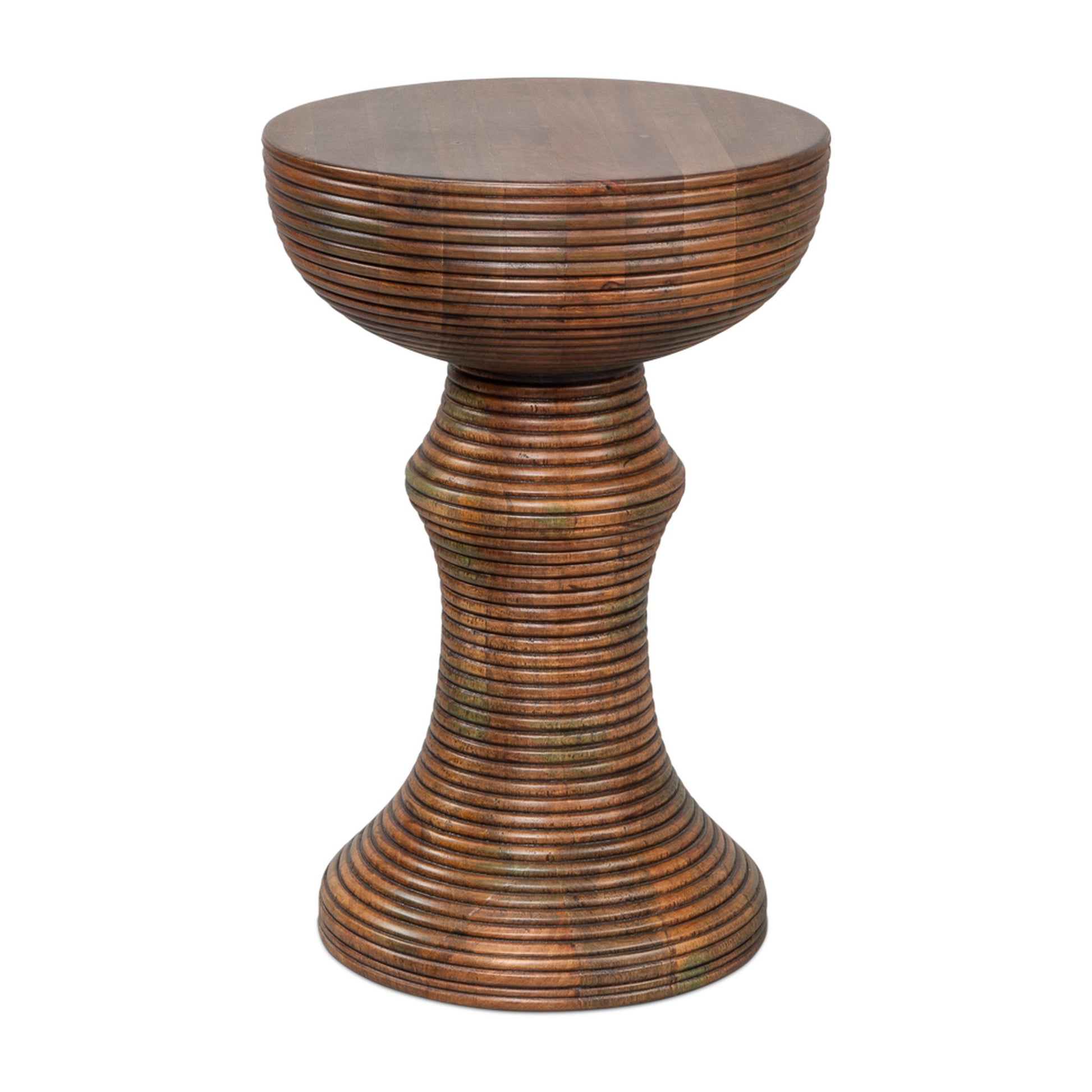Kayan Wood End Table by Sarreid Ltd