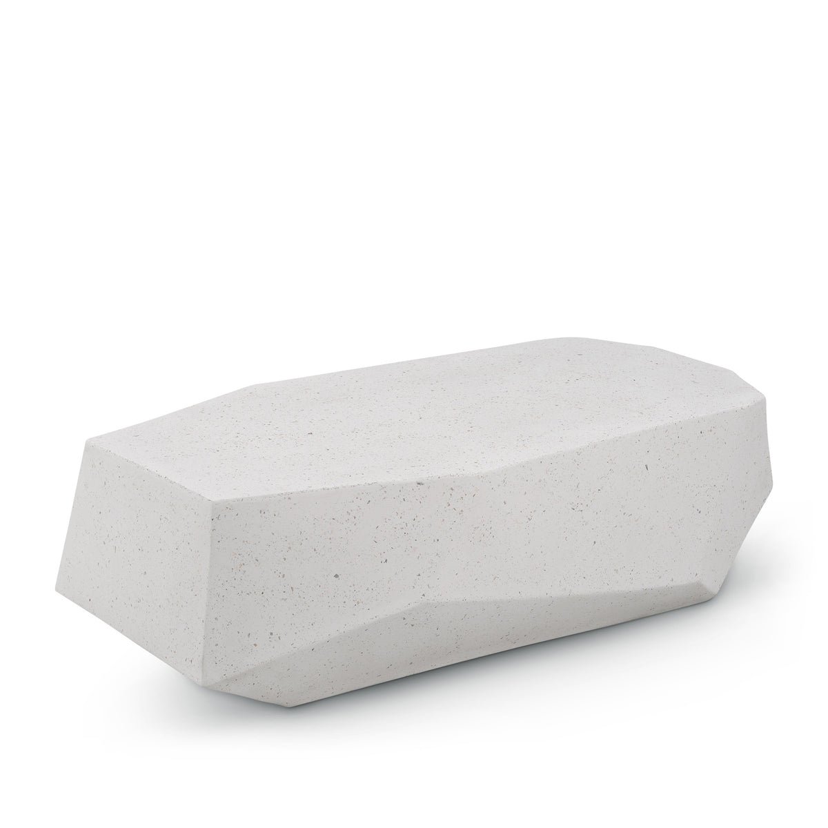 Kristal Coffee Table Ivory Terrazzo by Urbia - product view