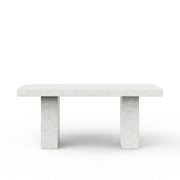 Mixx - Elcor - Counter Height Dining Table - 39.25" x 82.75" - Ivory Terrazzo