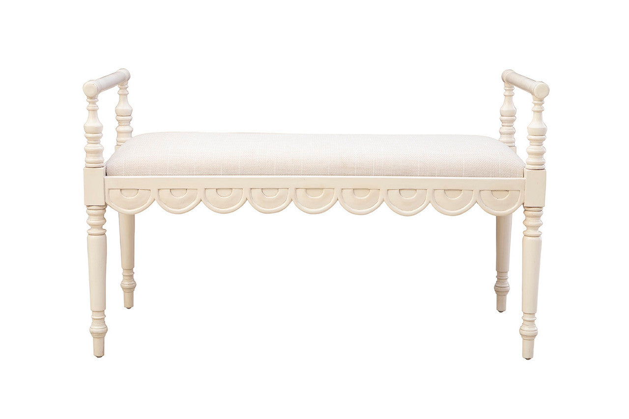 Cream Juliet Bench - 44.75'