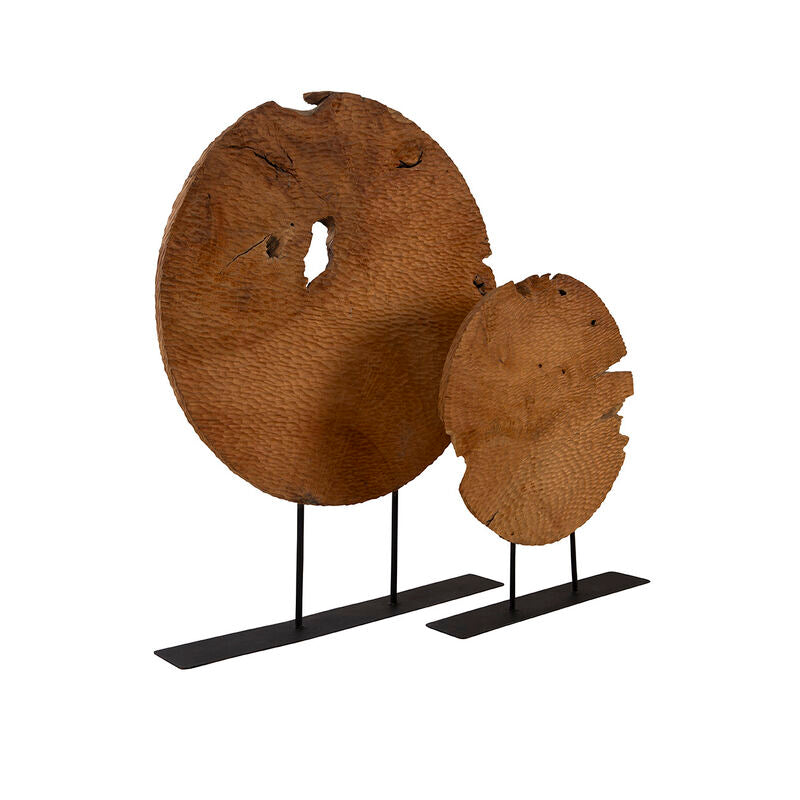 Teak Sculpture Set by Furniture Classics at ZIN Home