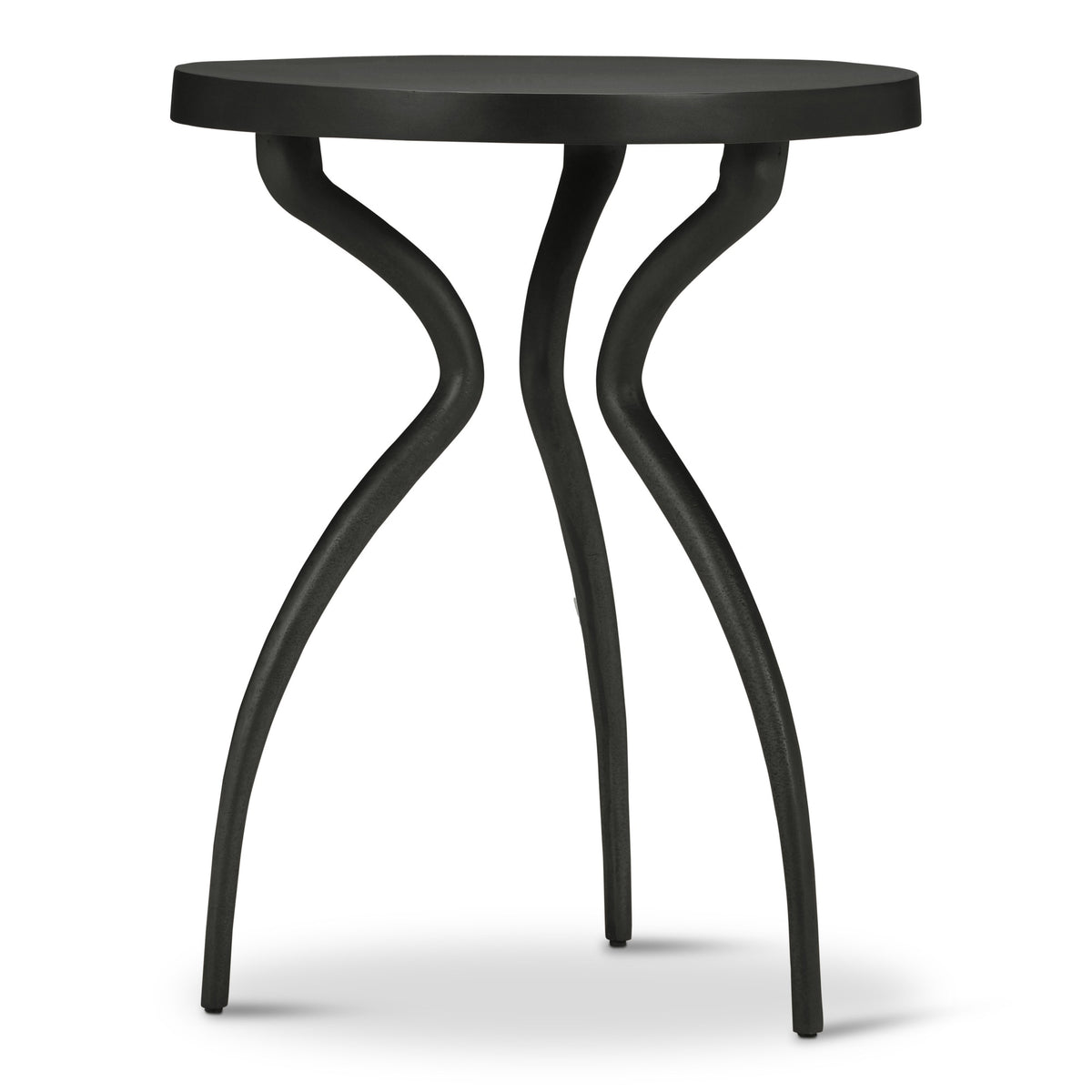Elements Sarp End Table - Antique Zinc by Urbia - product view