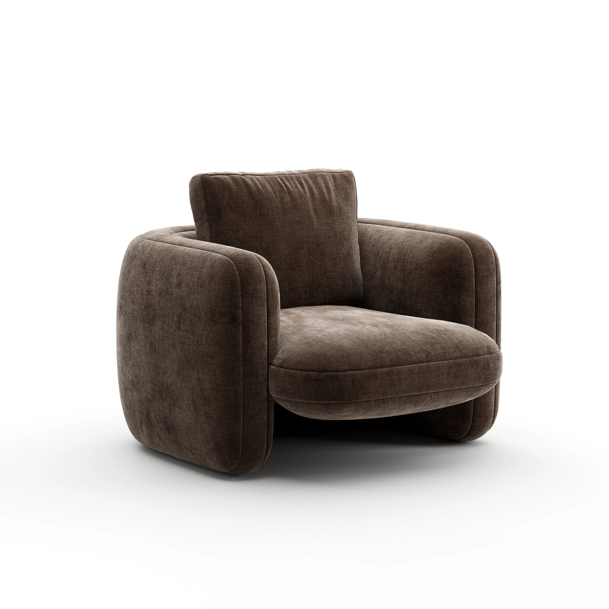 Overlap Accent Chair 43" by Caracole - view 11