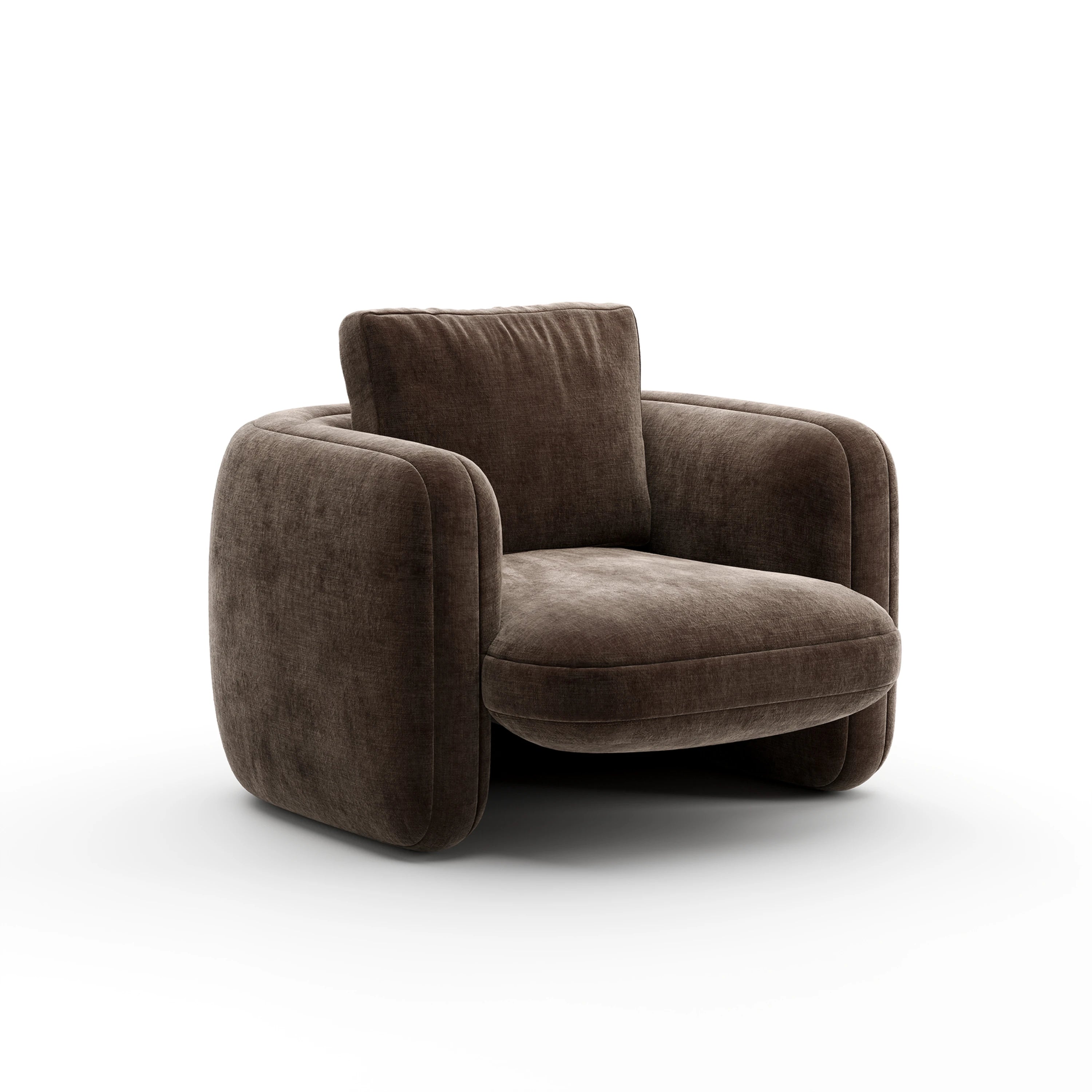 Overlap Accent Chair 43" by Caracole - view 11