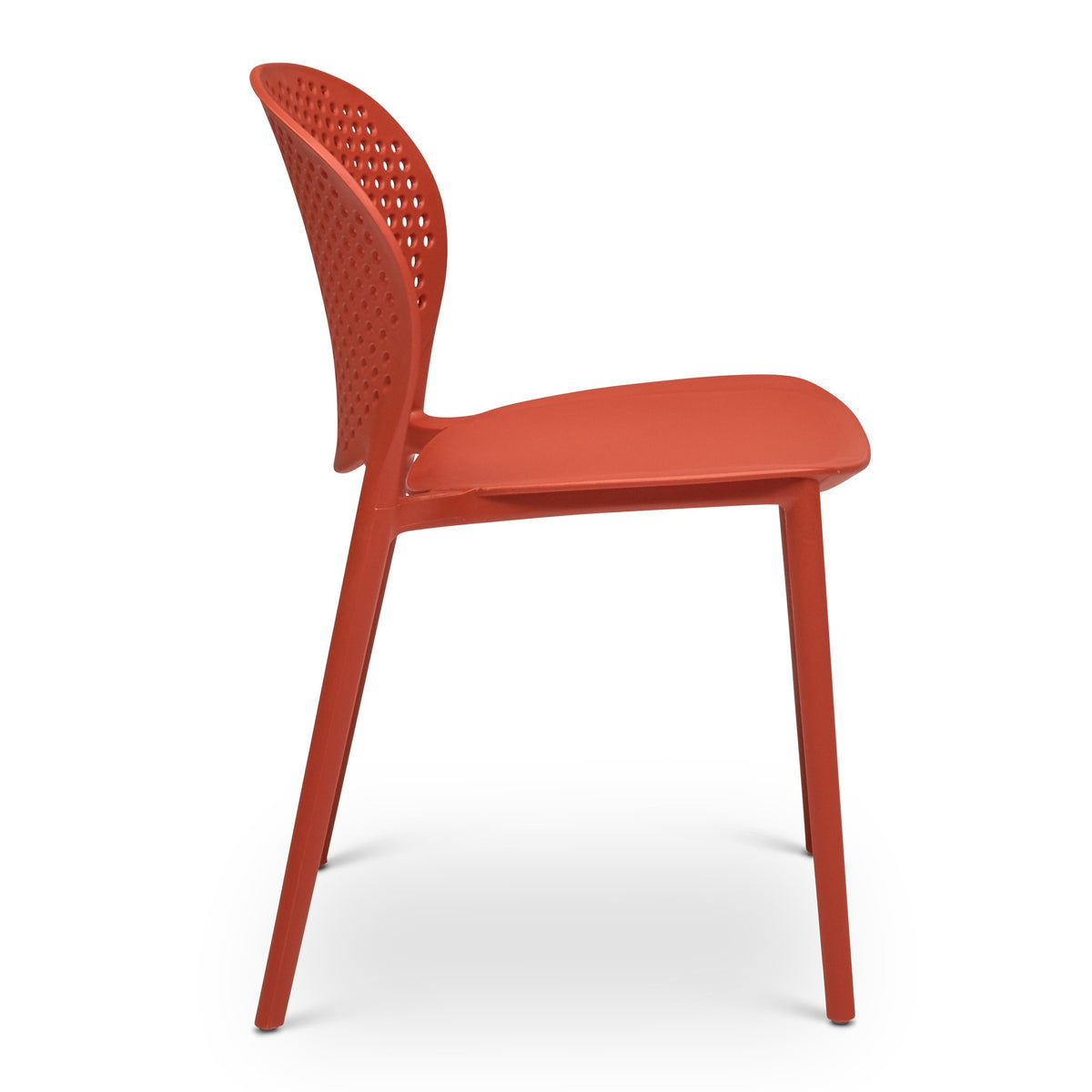 Metro Bailey Side Chair Set of 4 - Dark Orange Seat by Urbia - detail 3