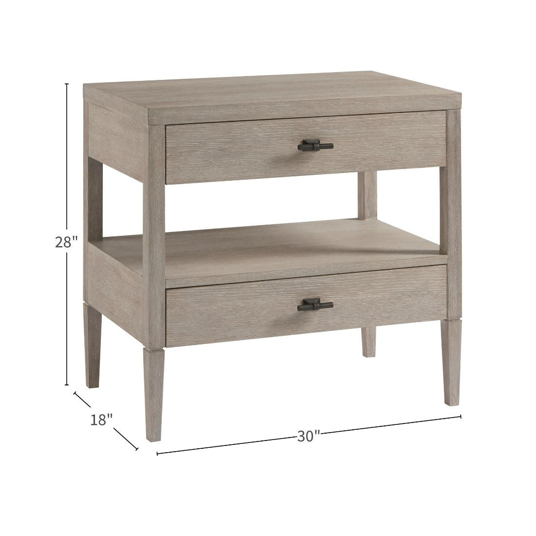 Universal Midtown 2 Drawer Nightstand