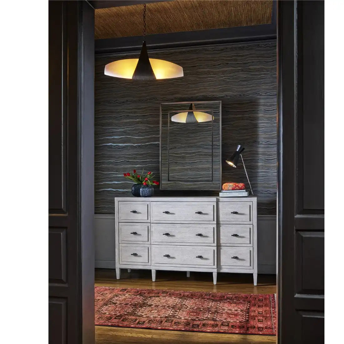 Midtown Flannel Finish 9 Drawer Dresser