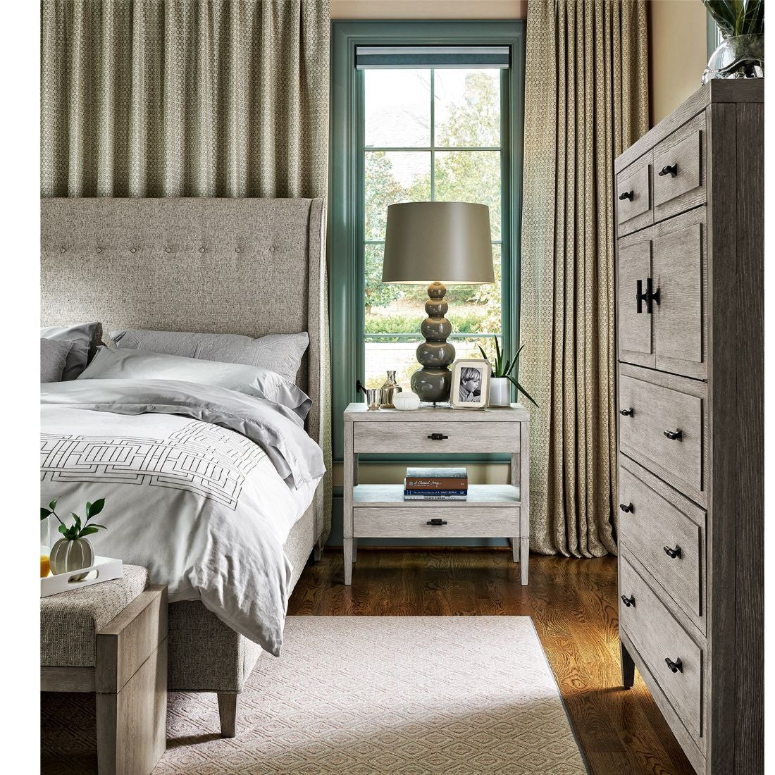 Universal Midtown 2 Drawer Nightstand