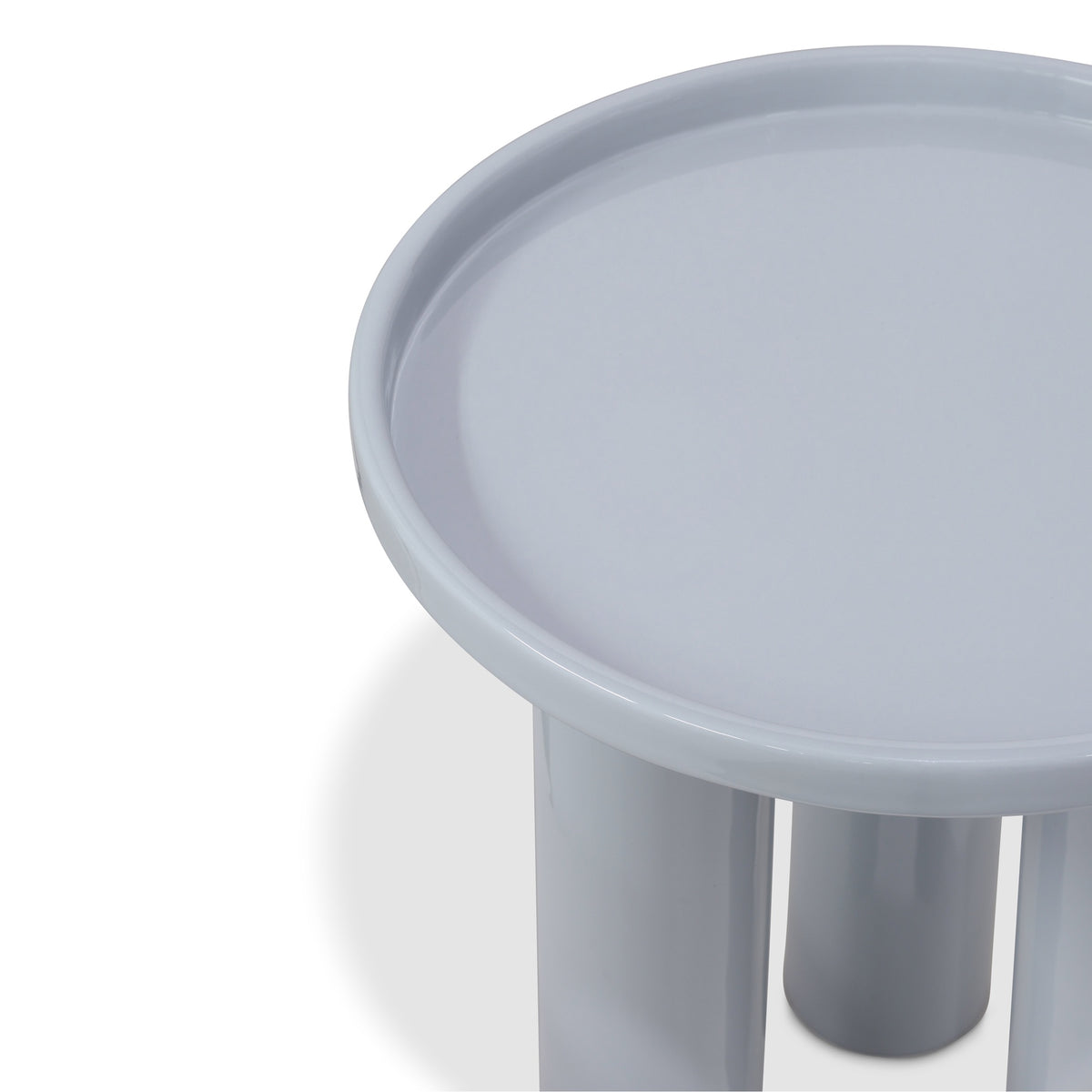 Sofia Enamel End Table Pearl Blue by Urbia - detail 4