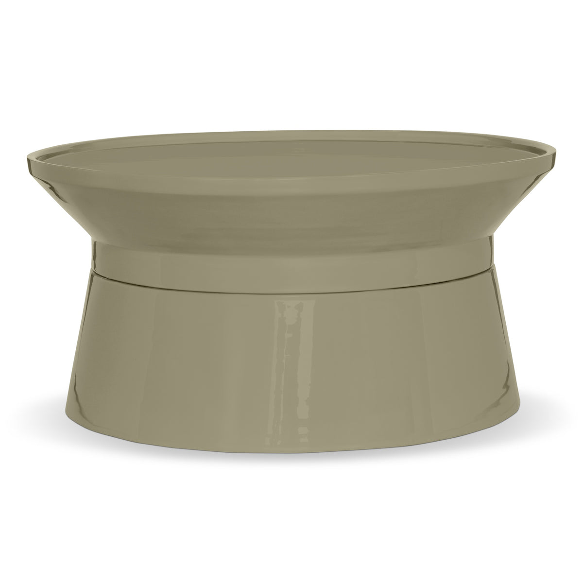 Sabine Enamel Coffee Table Sage Green by Urbia - detail 2