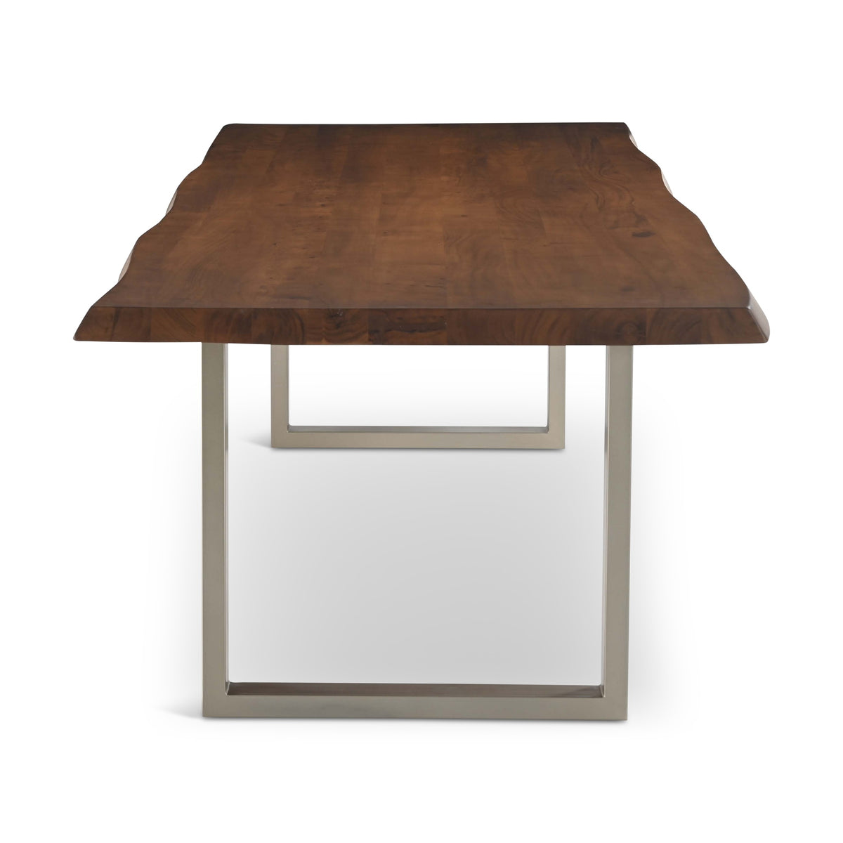 Brooks Dining Table U Base 40" x 116" Americano Top - Pewter Base by Urbia - detail 3