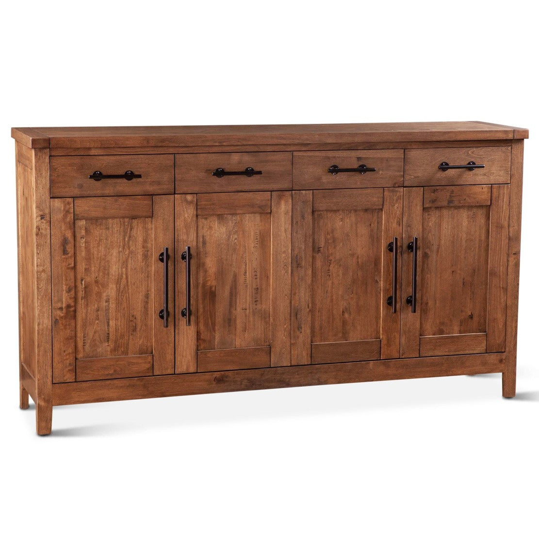 Aspen 72" Solid Wood Buffet Sideboard in Earth