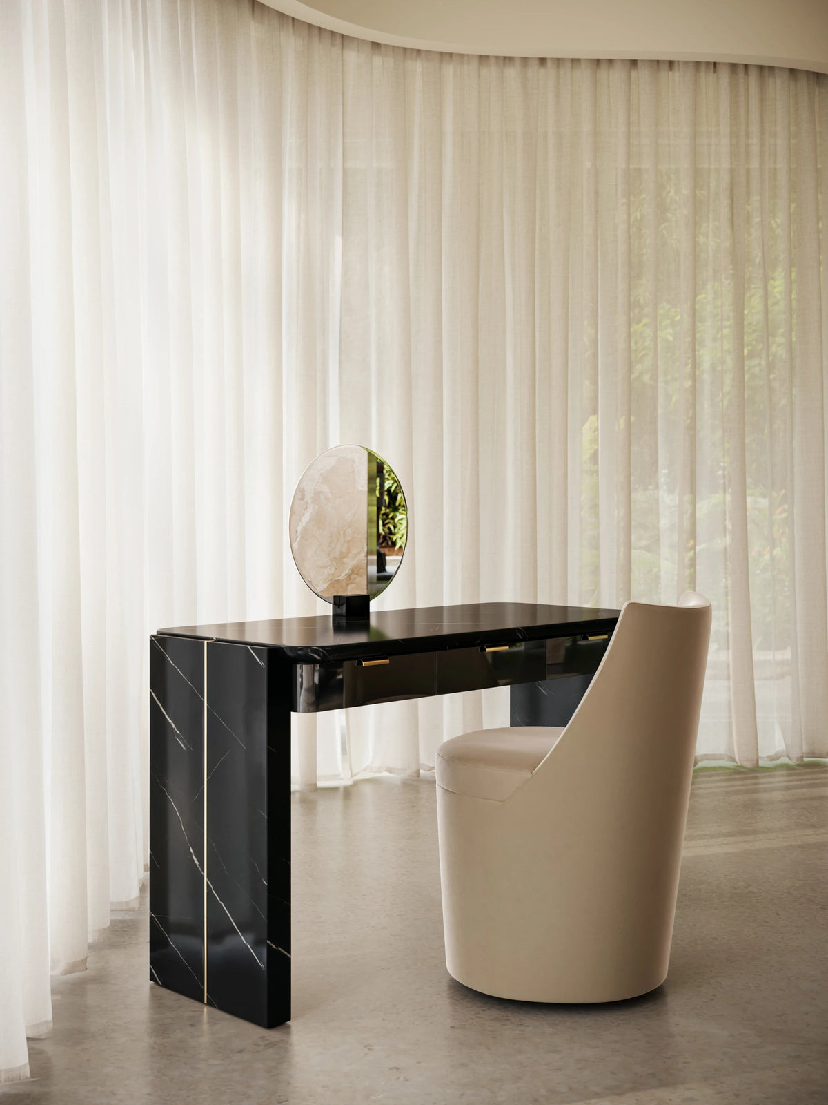 Overlap Vanity Desk 49.25" by Caracole - view 3