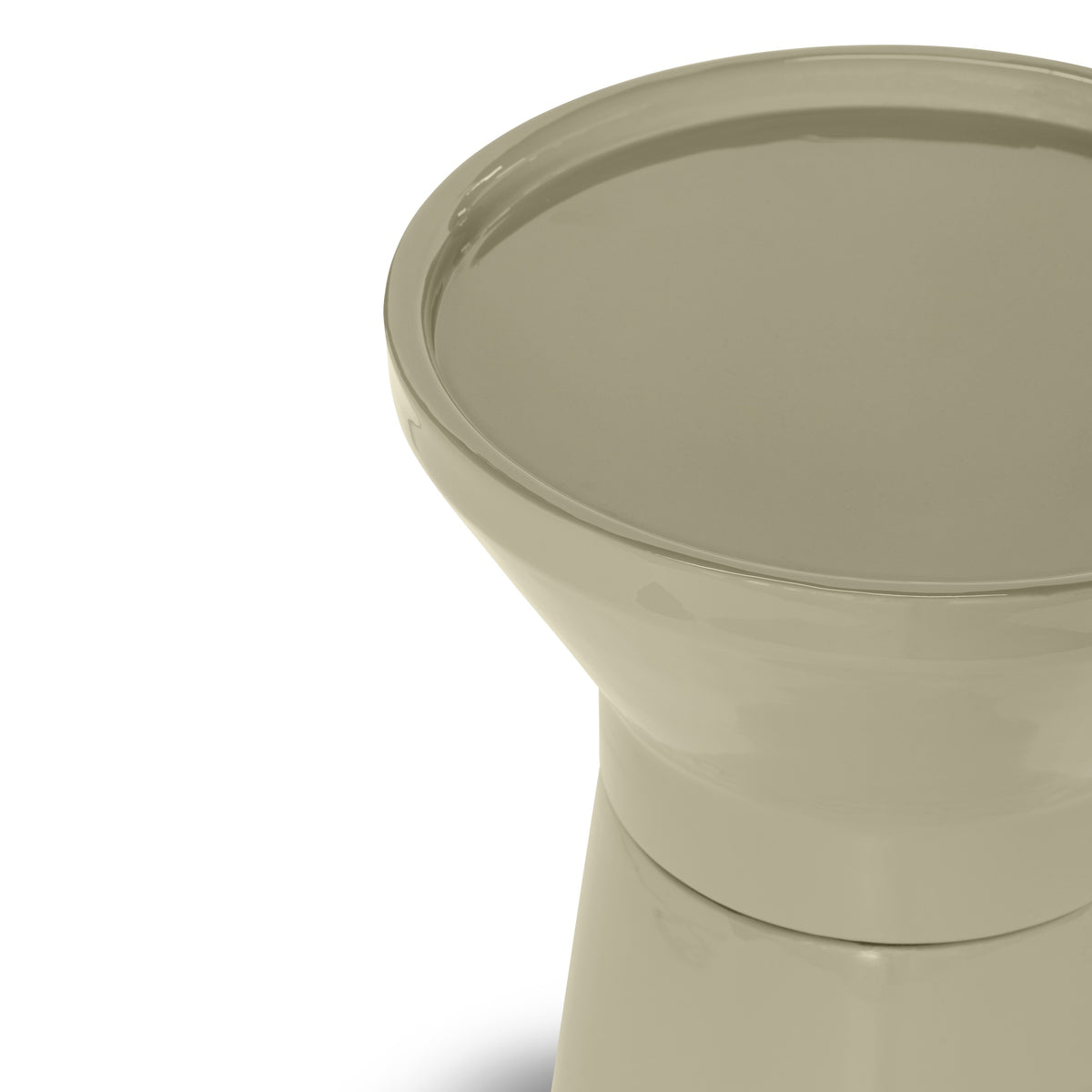 Sabine Enamel End Table Sage Green by Urbia - detail 4