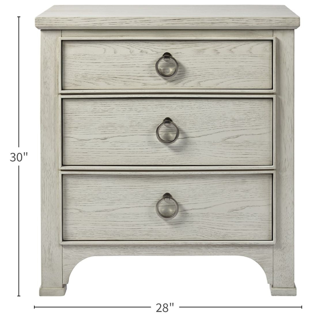 Universal Escape Coastal Living Home Collection 3 Drawer Nightstand