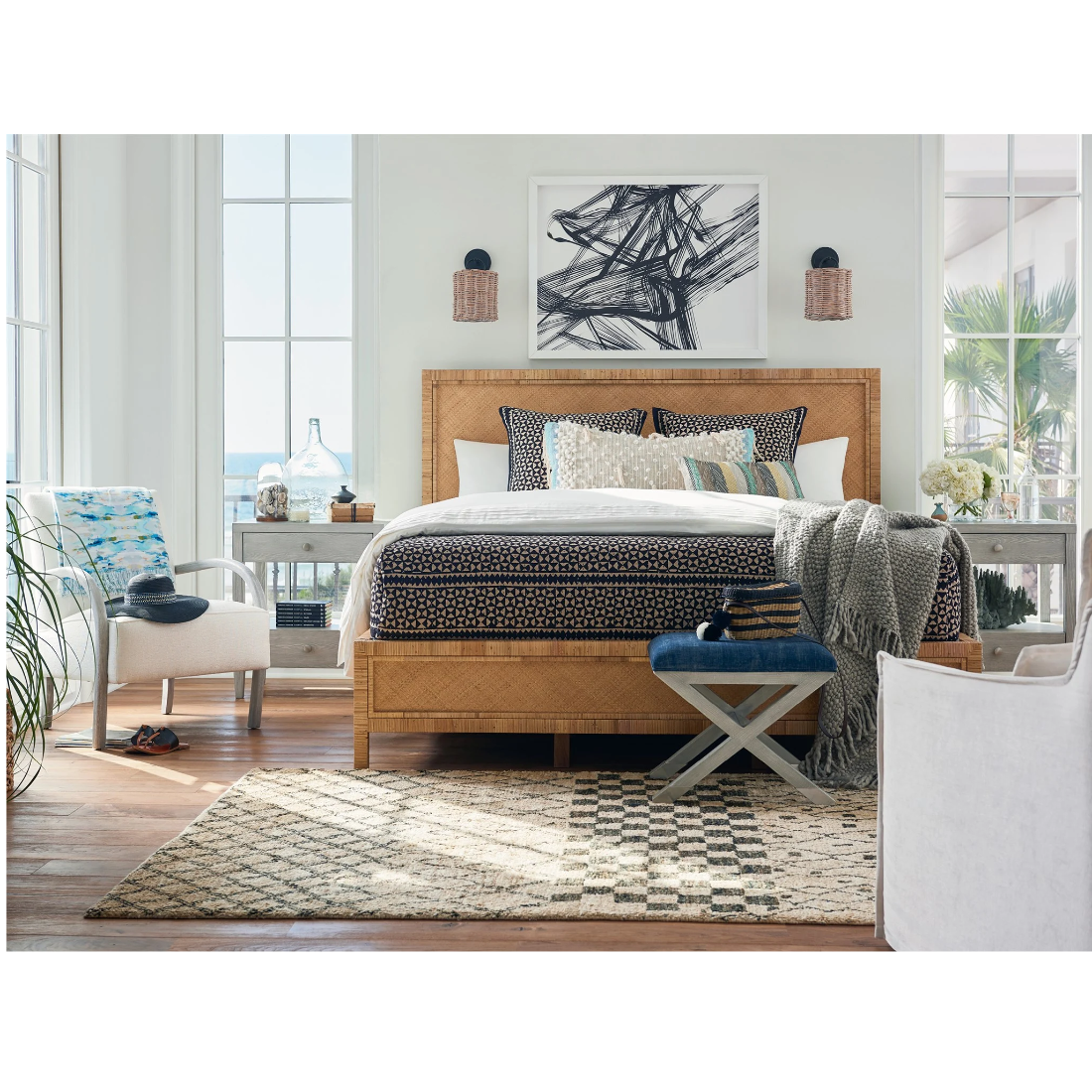 Universal Escape Coastal Living Home Collection Bedside Table