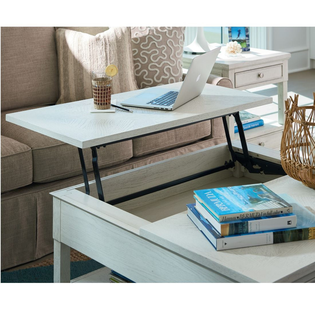 Universal Escape Coastal Living Home Collection Topsail Lifttop Table