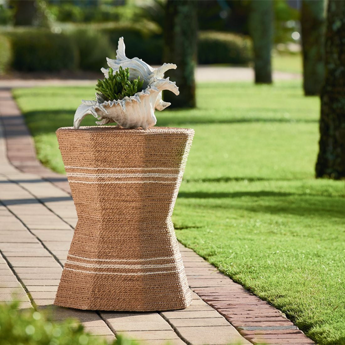Universal Escape-Coastal Living Home Collection Octagonal Side Table