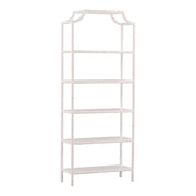 White Jordan Bamboo Shelf by Furniture Classics at ZIN Home