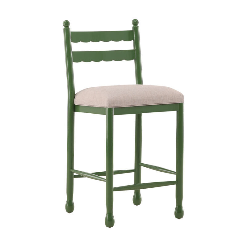 Green Bella Counter Stool by Furniture Classics at ZIN Home