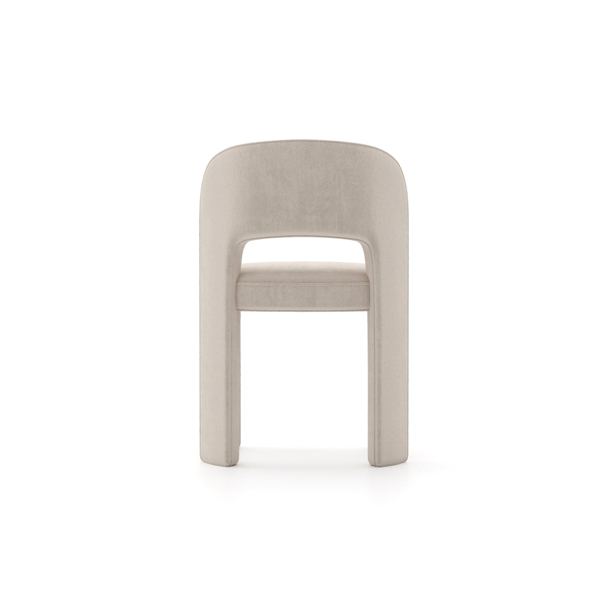 Overlap Side Chair Ivory 20.75" by Caracole - view 6
