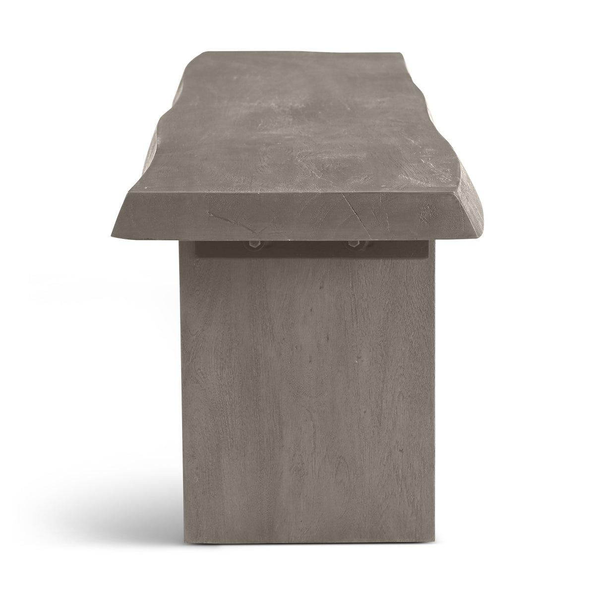 Brooks Bench 78" - Sandblasted Grey Frame by Urbia - detail 4