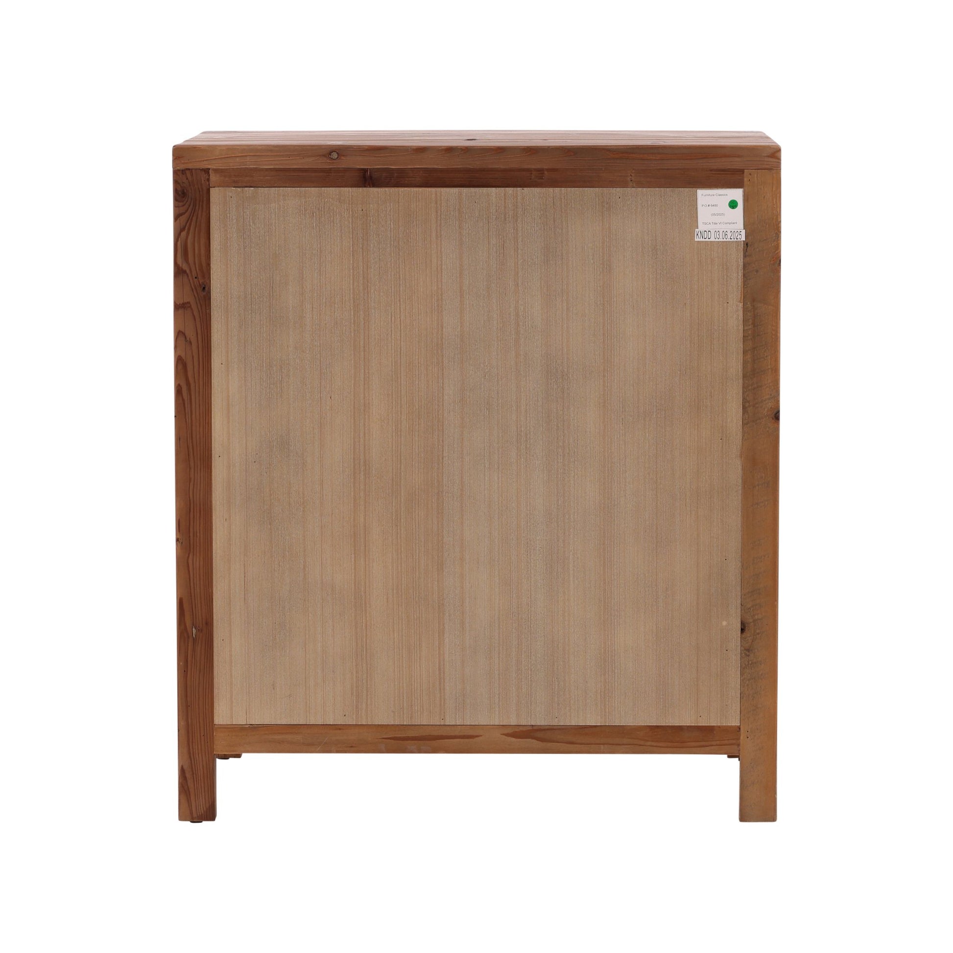Small Natural Apothecary Chest detail view by Furniture Classics at ZIN Home