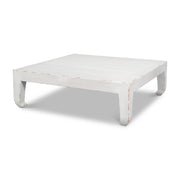 Classic Chinese Cocktail Table, White by Sarreid Ltd