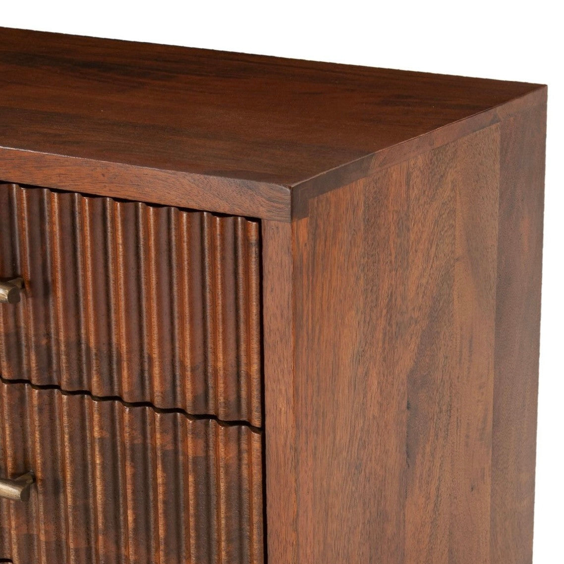 Zoey Contemporary Solid Wood 2-Drawer Nightstand