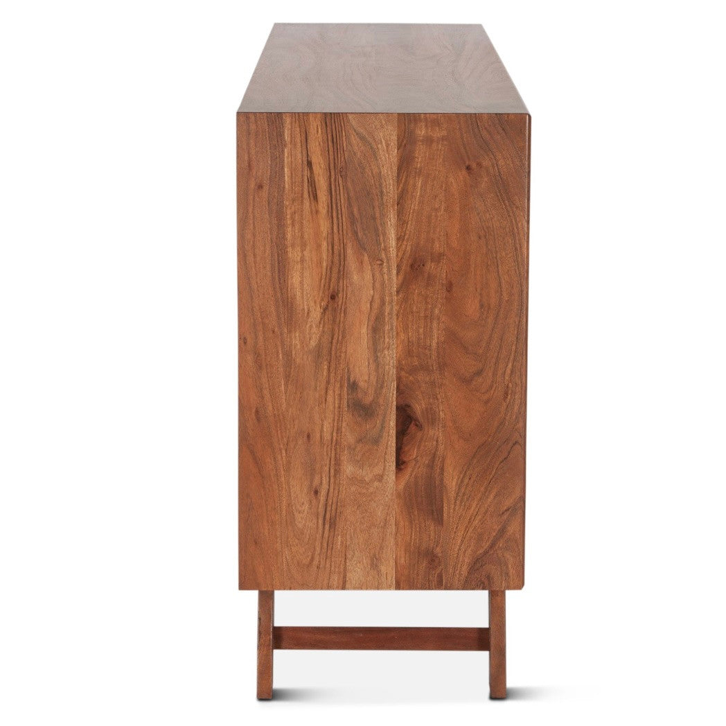 Savannah 68" Solid Wood Sideboard Cinnamon Brown