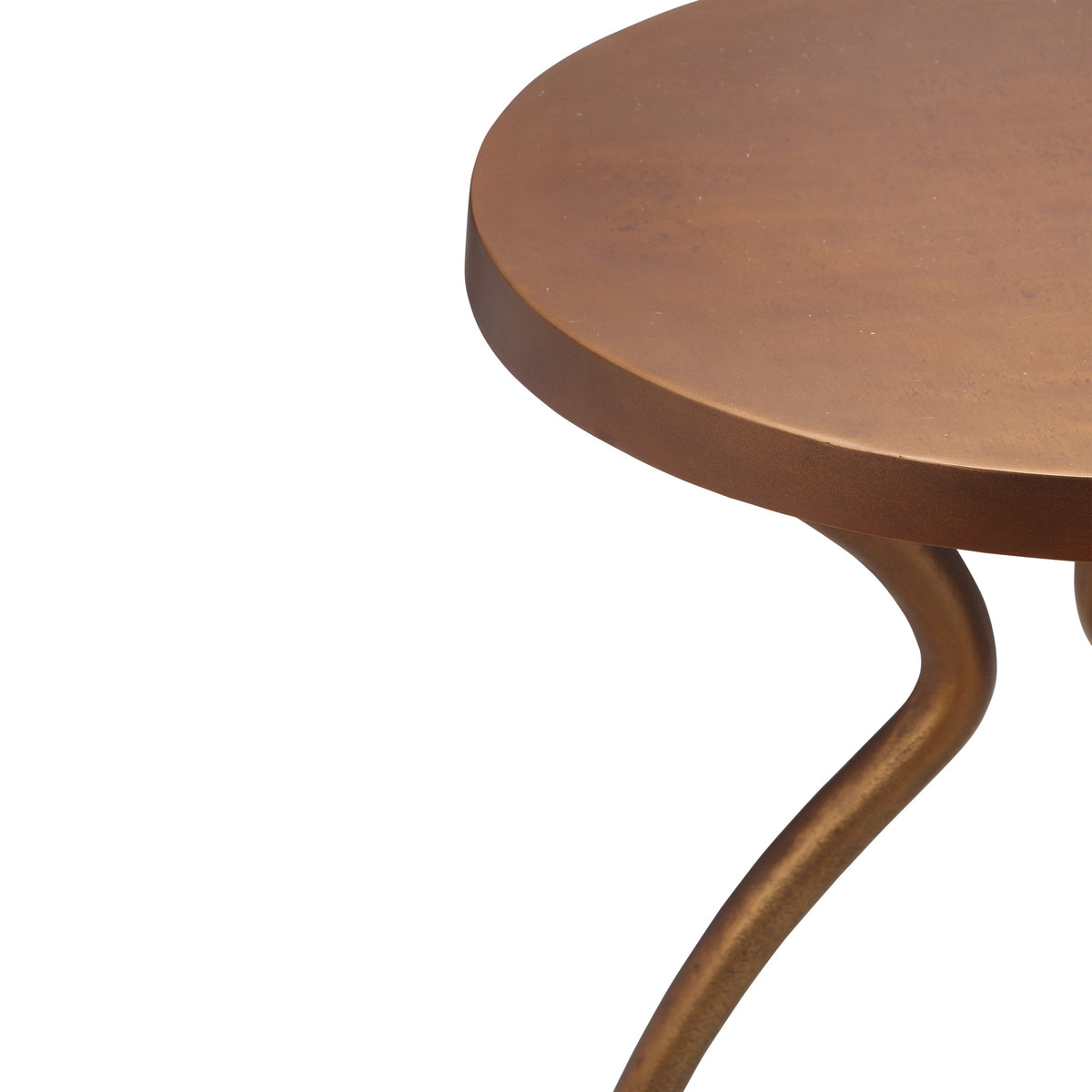 Elements Sarp End Table - Antique Brass by Urbia - detail 2