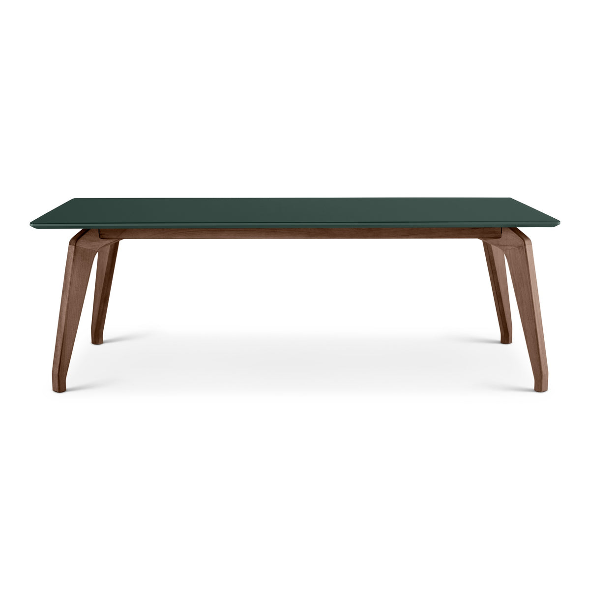 Giane Glass Top Dining Table Floresta, Nogal, 86" by Urbia - detail 2